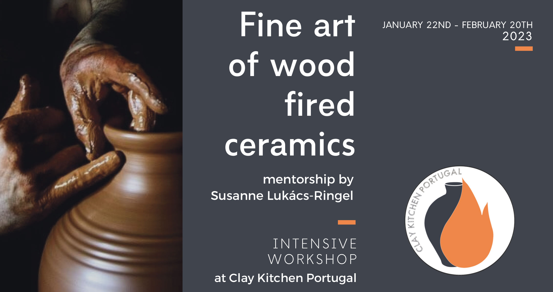 Workshop at Clay Kitchen Portugal with Susanne Lukács-Ringel