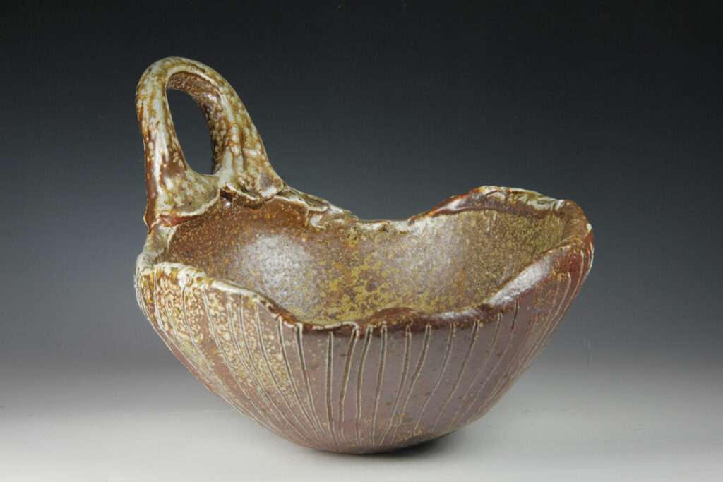 Wood-fired ceramic by Allison Coles