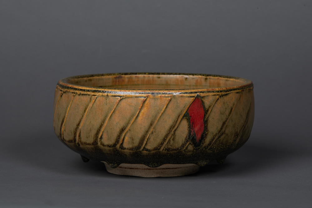 Woodfired bowl by Geoff Crispin